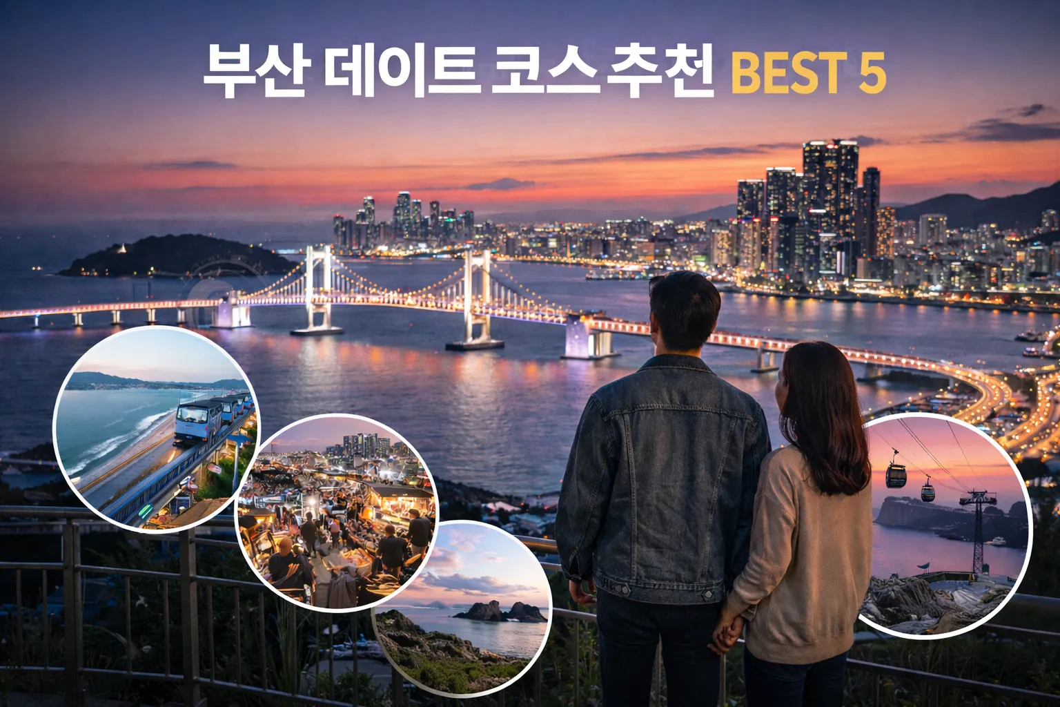 부산 데이트 코스 추천 BEST 5, 실패 없는 로맨틱 코스 정리