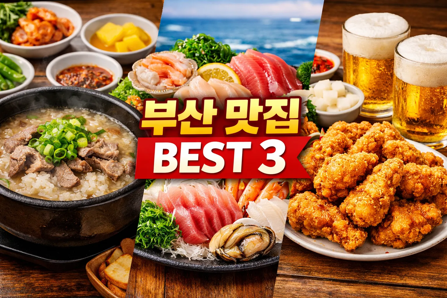 부산 맛집 추천 BEST 3, 현지인 기준 실패 없는 선택 방법