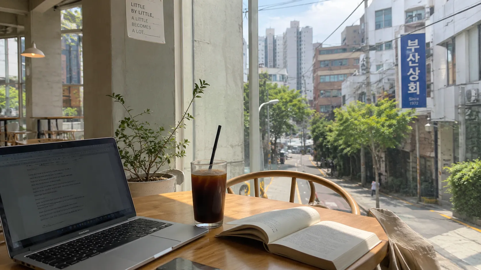 부산 여름 카페 추천｜바다뷰 말고 시원하고 조용한 실내 카페